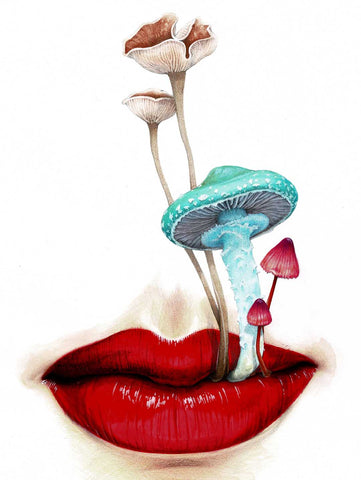 Mushroom Mouth Signed Print