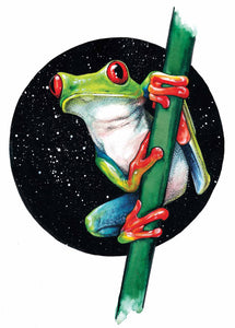 Tree Frog Signed Print