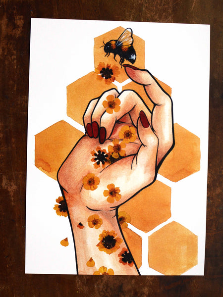 Flower Bomb Signed Print